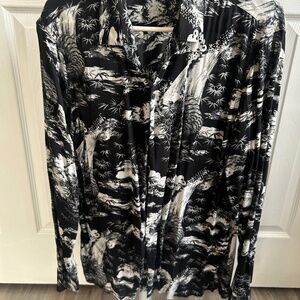 COPY - AllSaints tiger button up